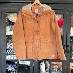 Carhartt Women's Weathered Duck Wesley Coat - Large